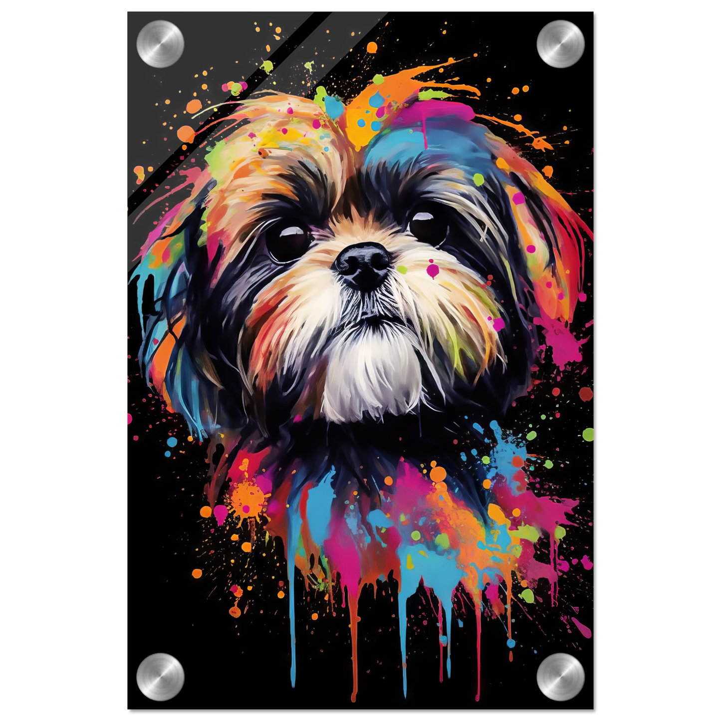 Hund Shih Tzu Pop-Art (DOG18)