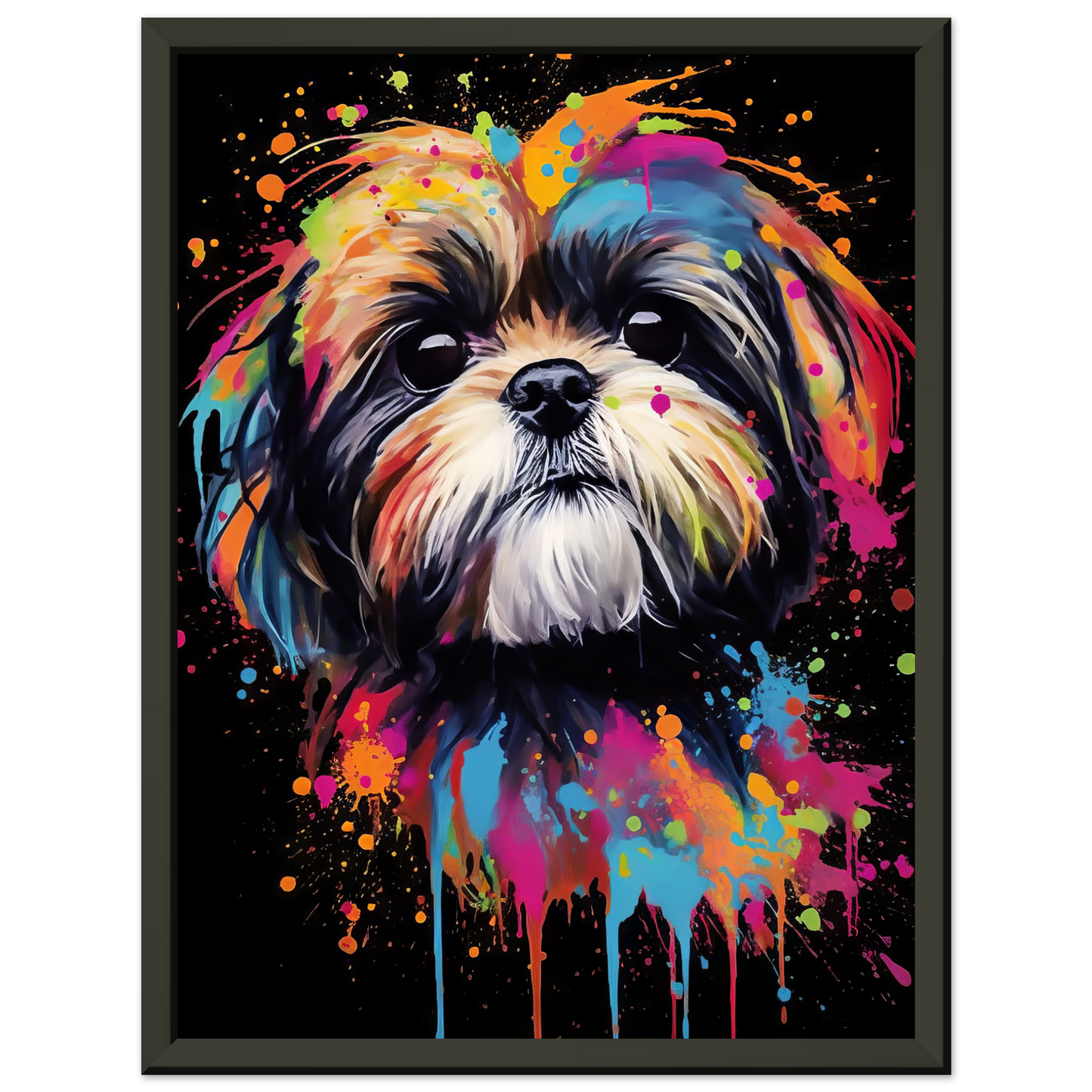 Hund Shih Tzu Pop-Art (DOG18)
