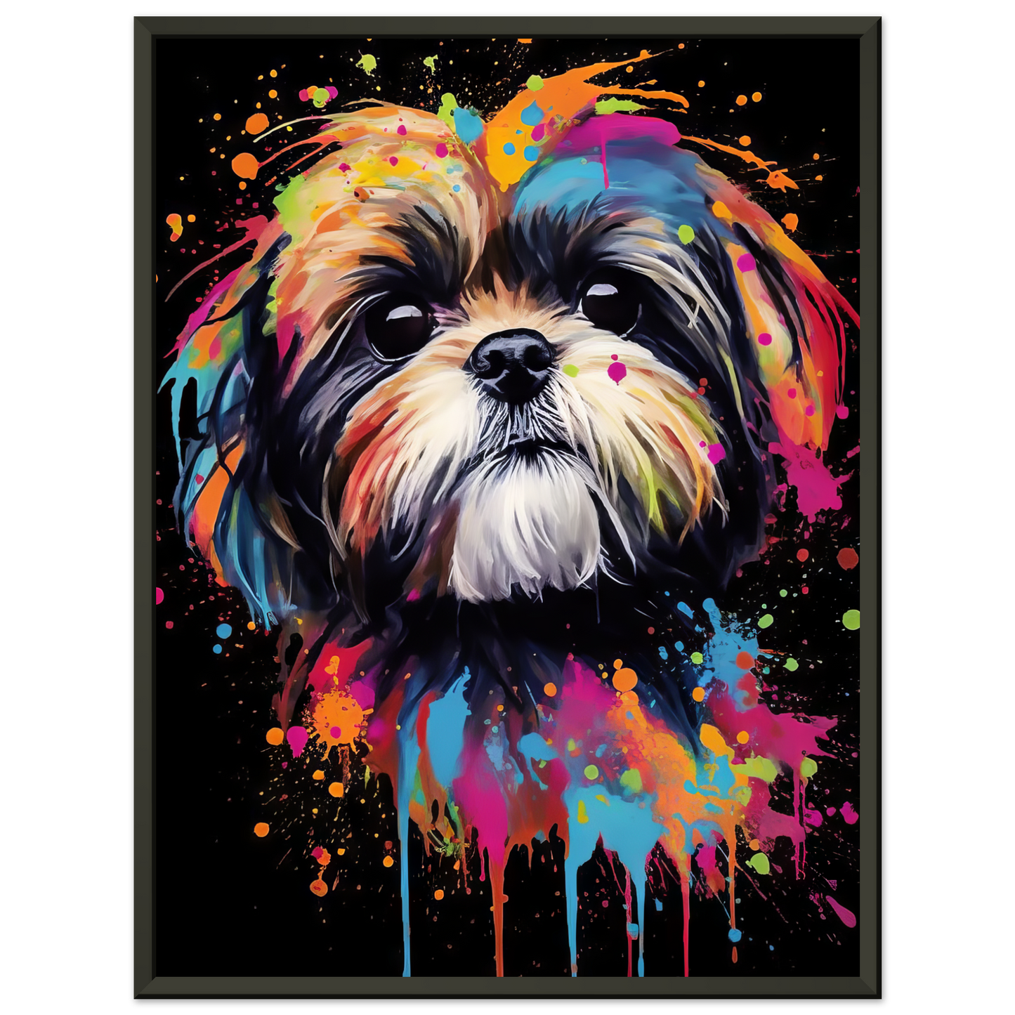 Hund Shih Tzu Pop-Art (DOG18)