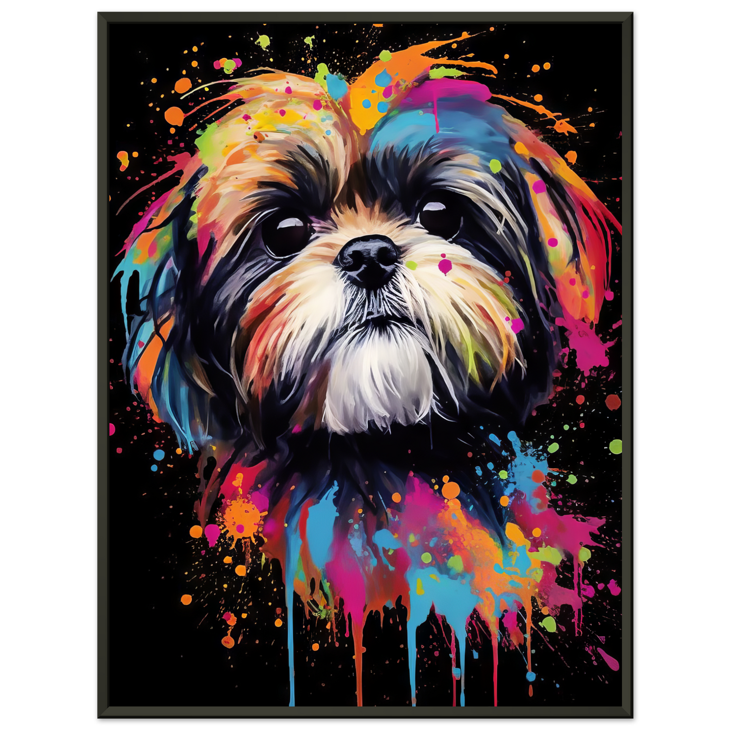Hund Shih Tzu Pop-Art (DOG18)