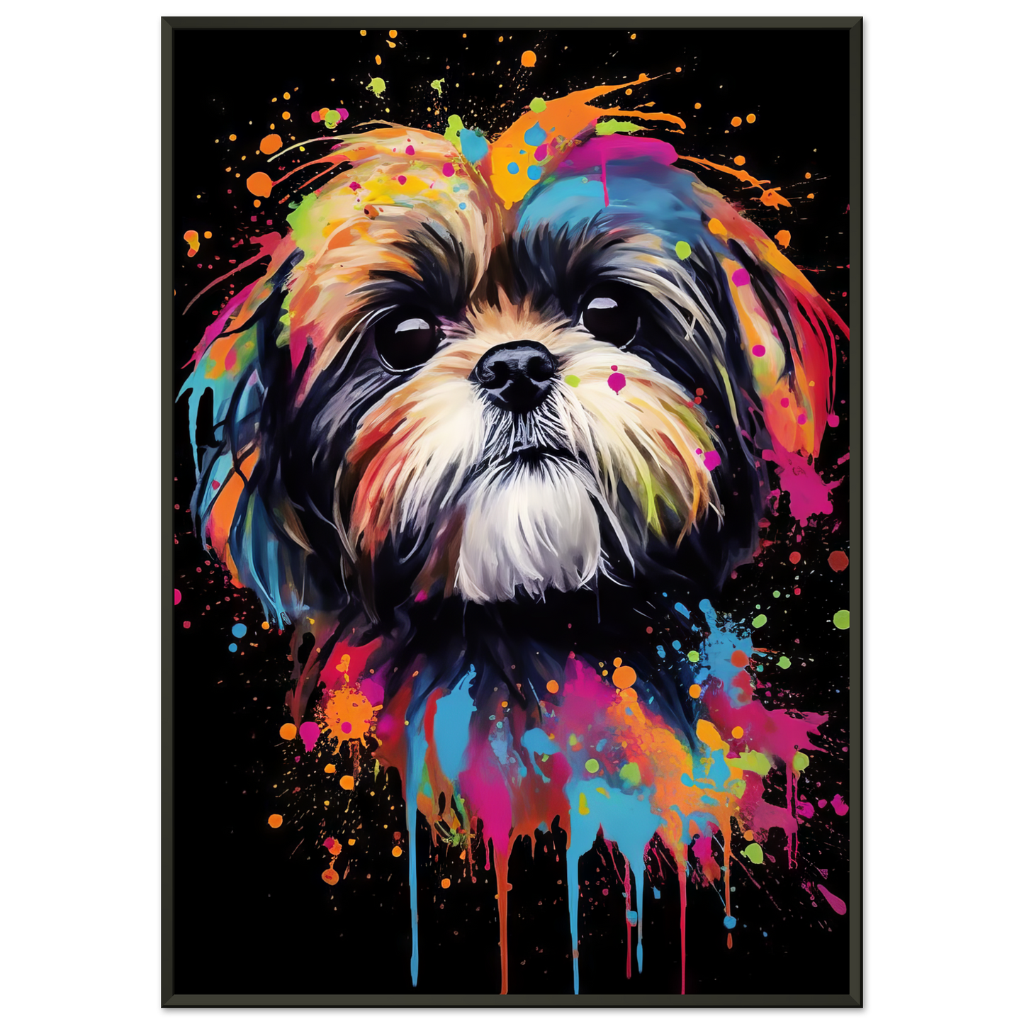 Hund Shih Tzu Pop-Art (DOG18)