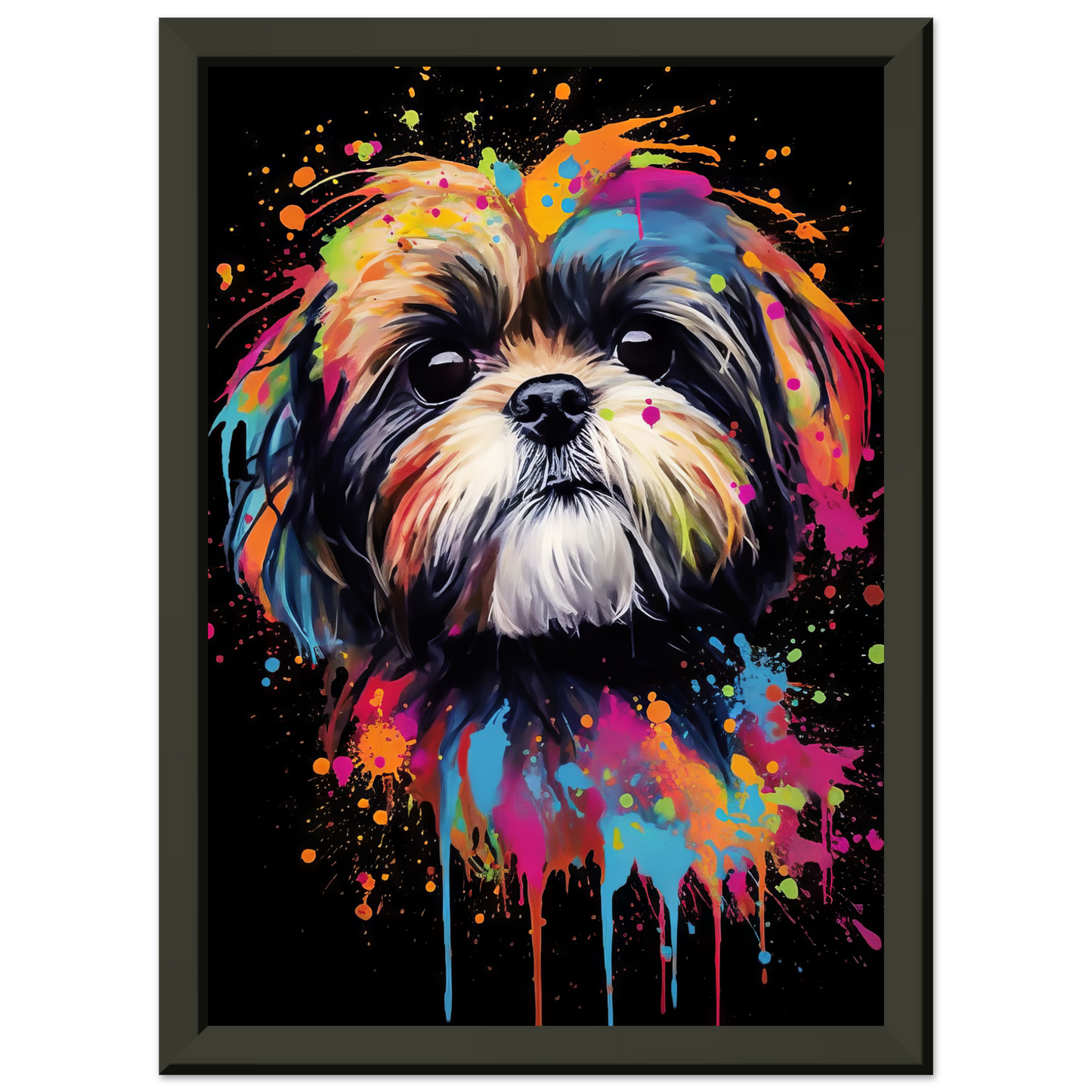 Hund Shih Tzu Pop-Art (DOG18)