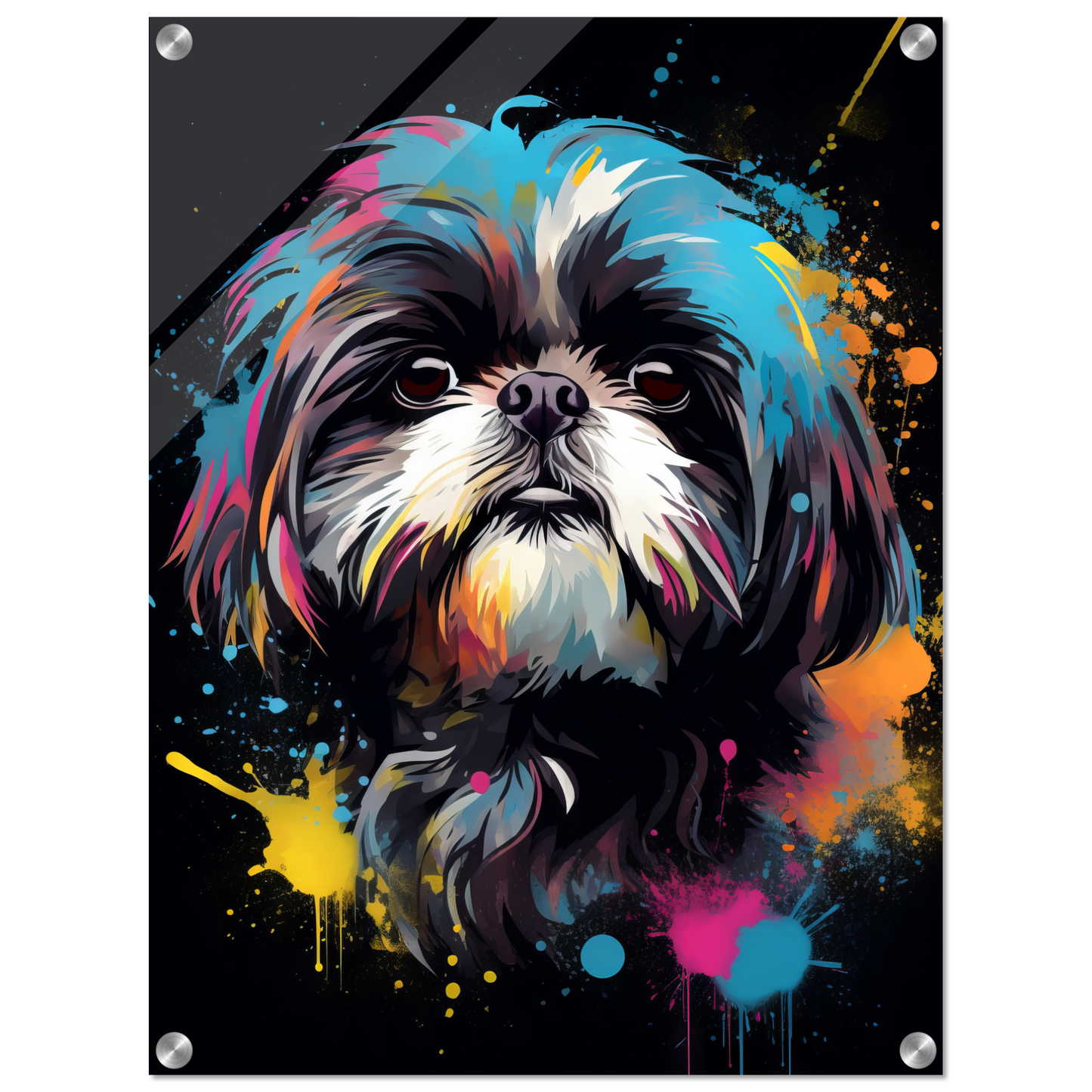 Hund Shih Tzu Pop-Art (DOG19)