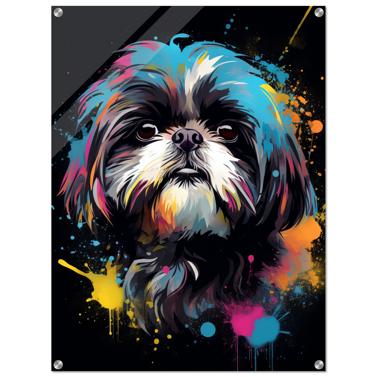 Hund Shih Tzu Pop-Art (DOG19)