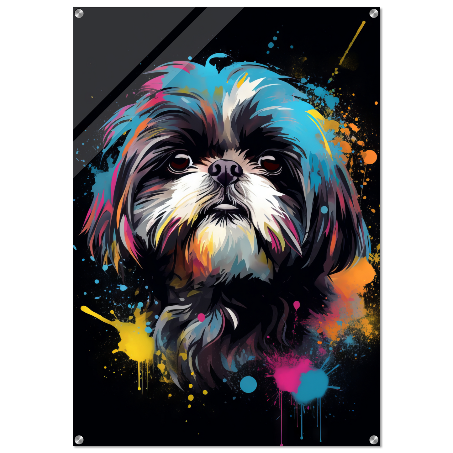 Hund Shih Tzu Pop-Art (DOG19)