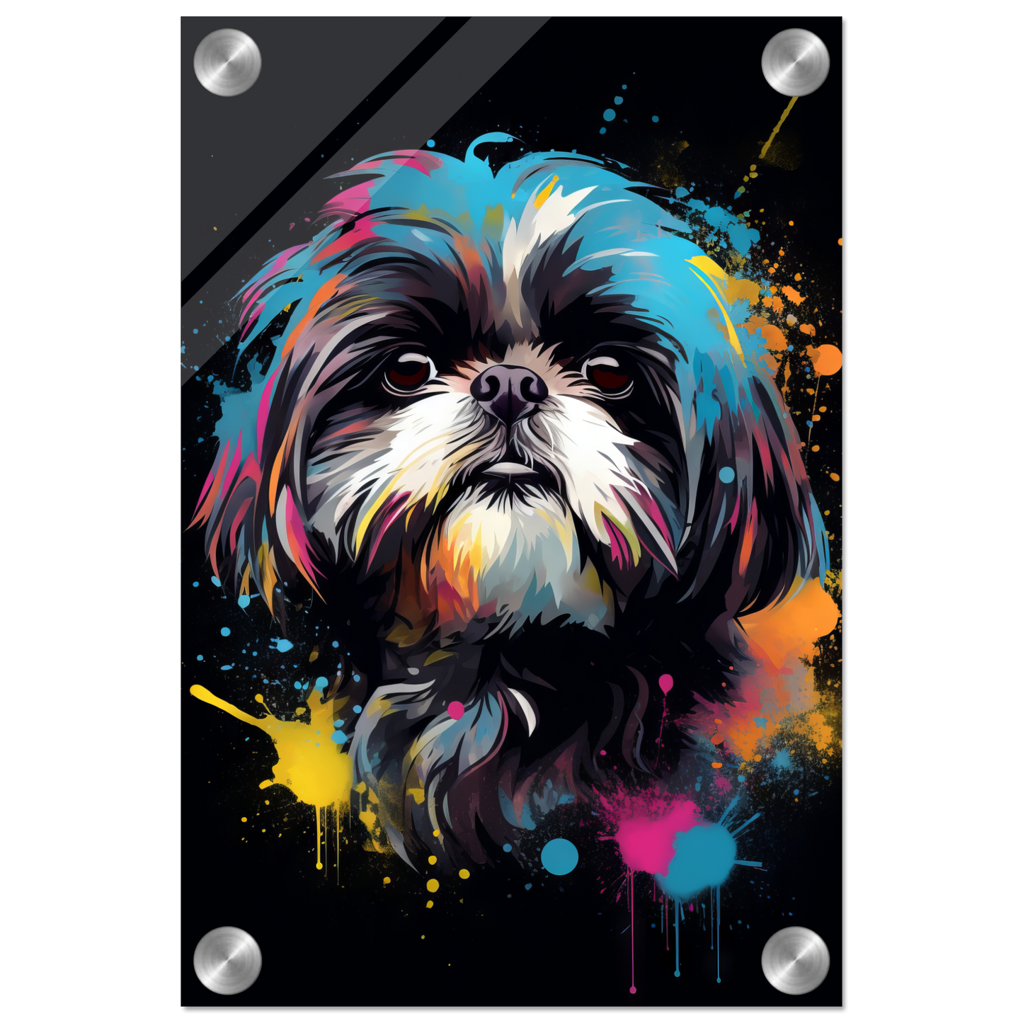 Hund Shih Tzu Pop-Art (DOG19)