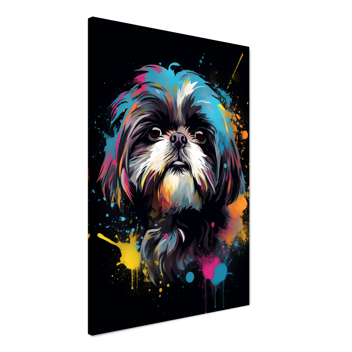 Hund Shih Tzu Pop-Art (DOG19)