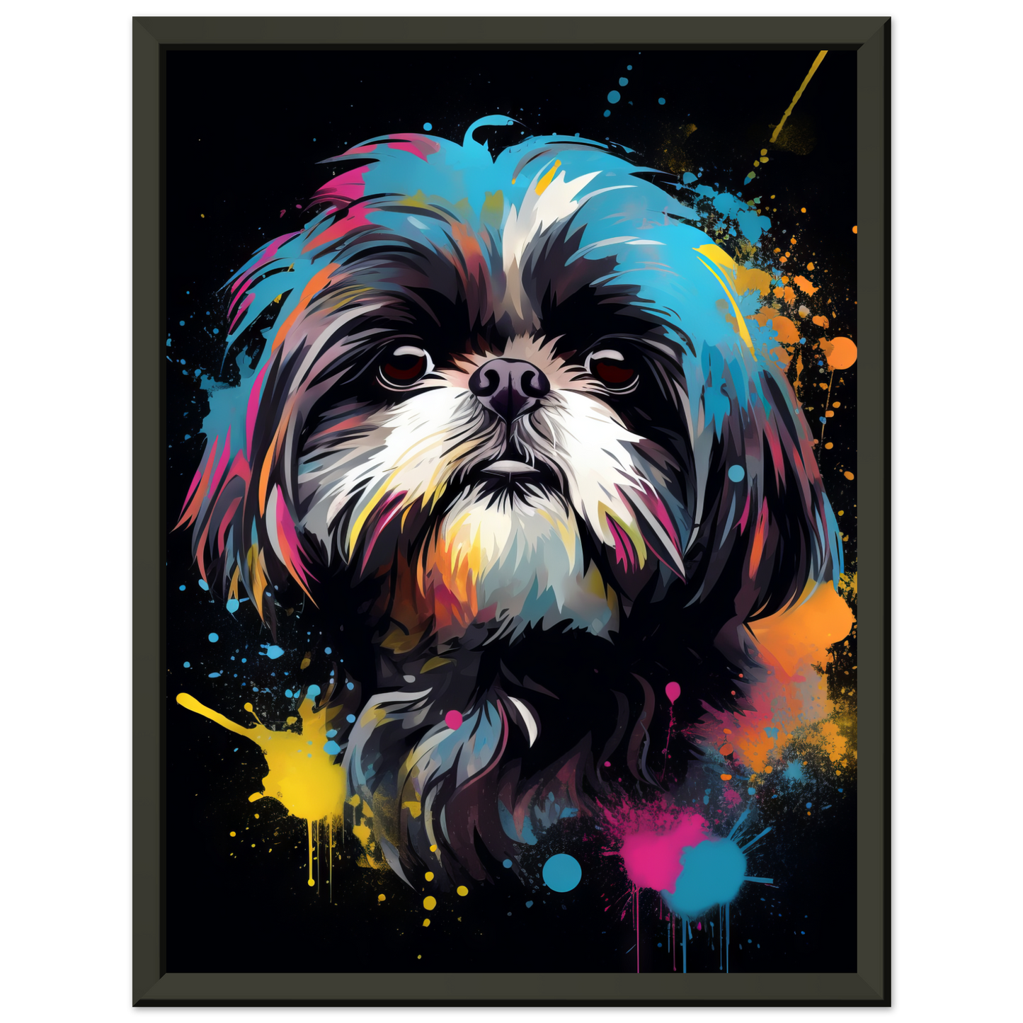 Hund Shih Tzu Pop-Art (DOG19)