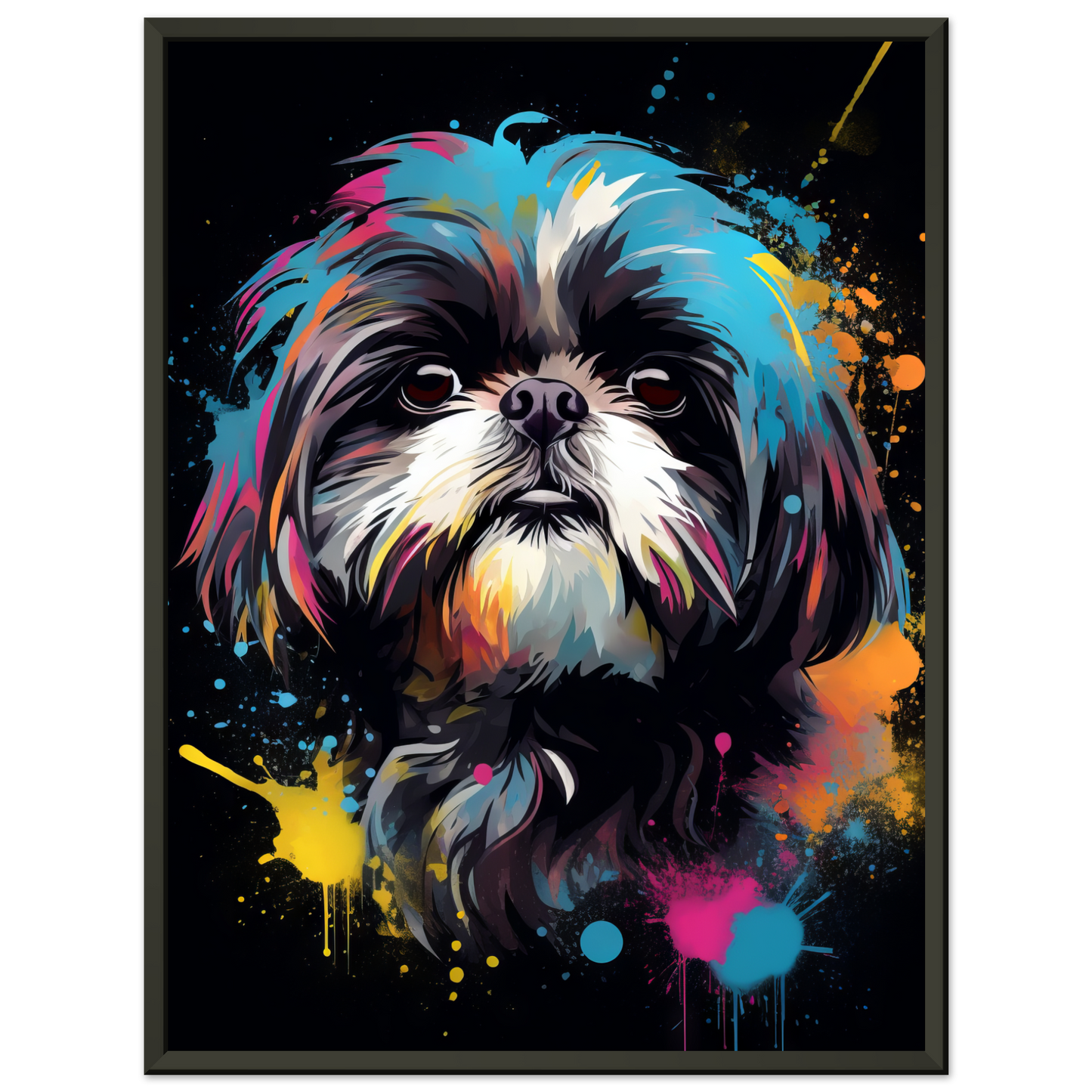 Hund Shih Tzu Pop-Art (DOG19)