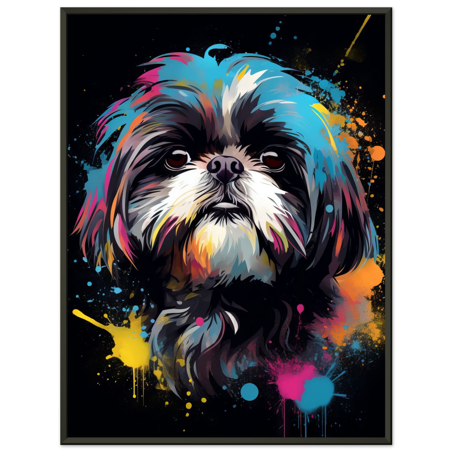 Hund Shih Tzu Pop-Art (DOG19)