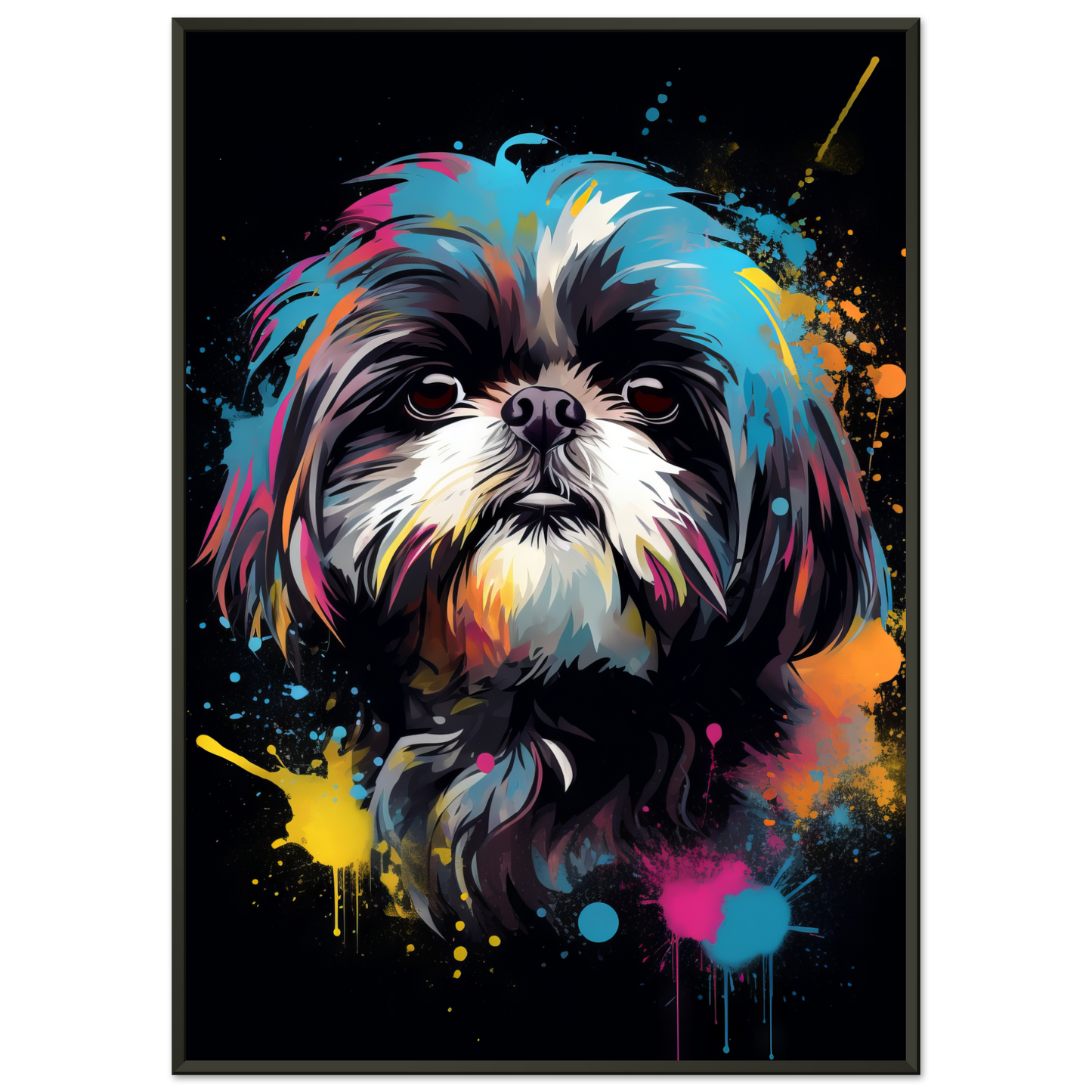 Hund Shih Tzu Pop-Art (DOG19)