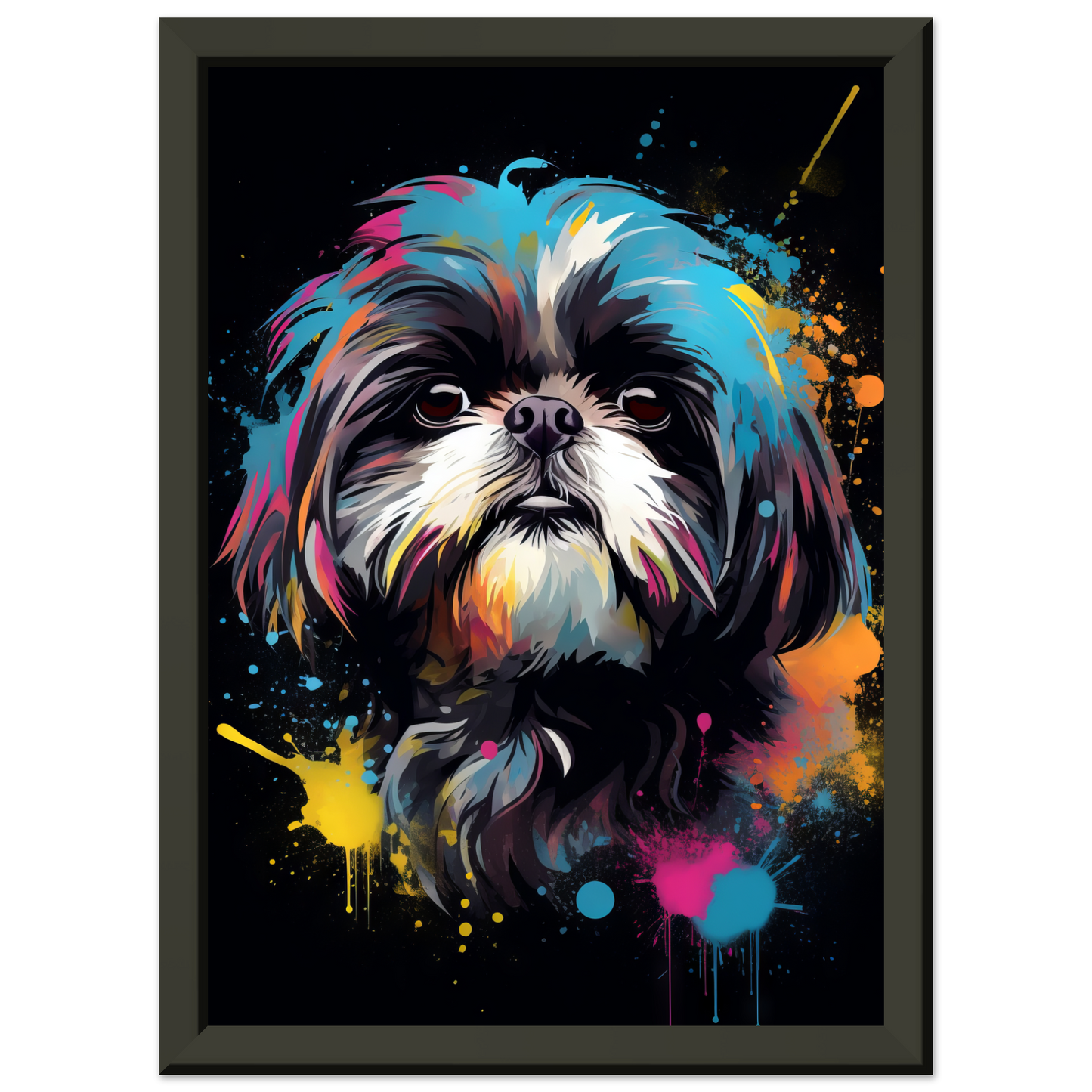 Hund Shih Tzu Pop-Art (DOG19)