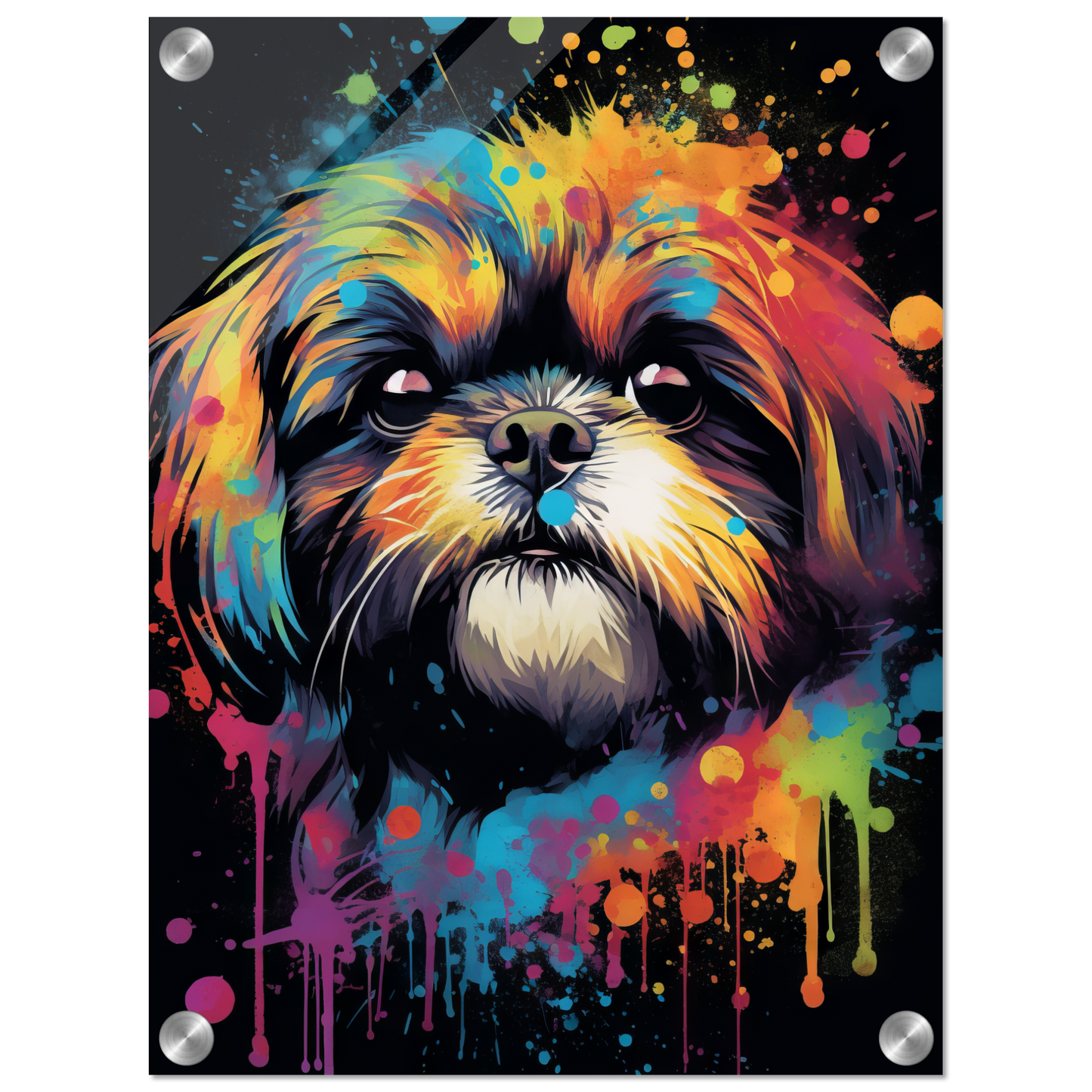 Hund Shih Tzu Pop-Art (DOG20)