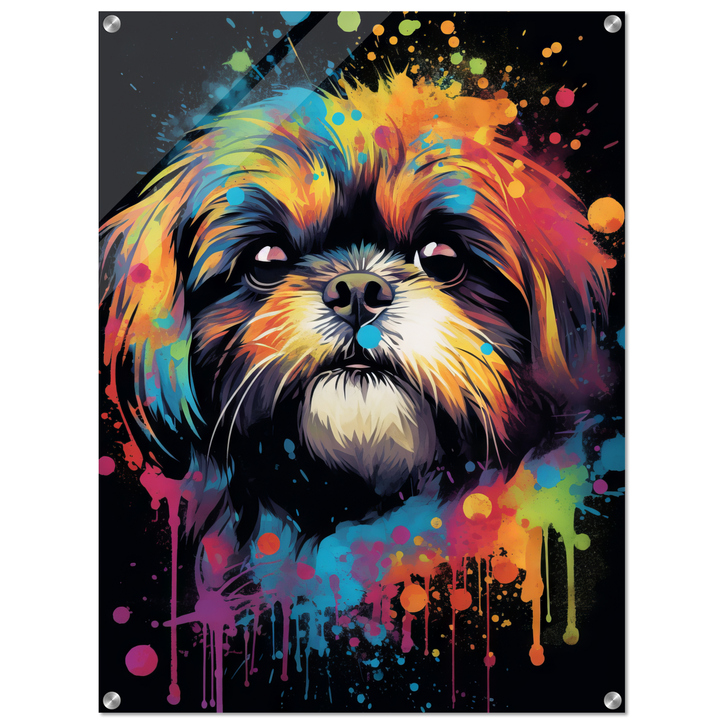Hund Shih Tzu Pop-Art (DOG20)