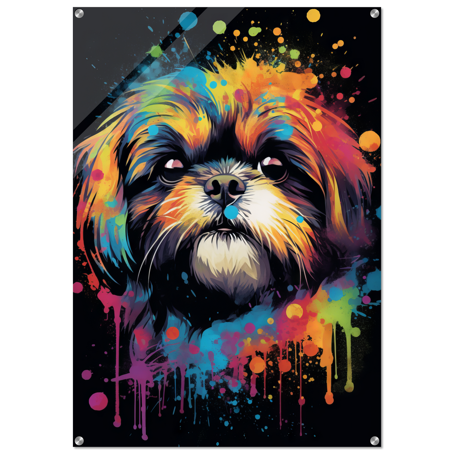 Hund Shih Tzu Pop-Art (DOG20)