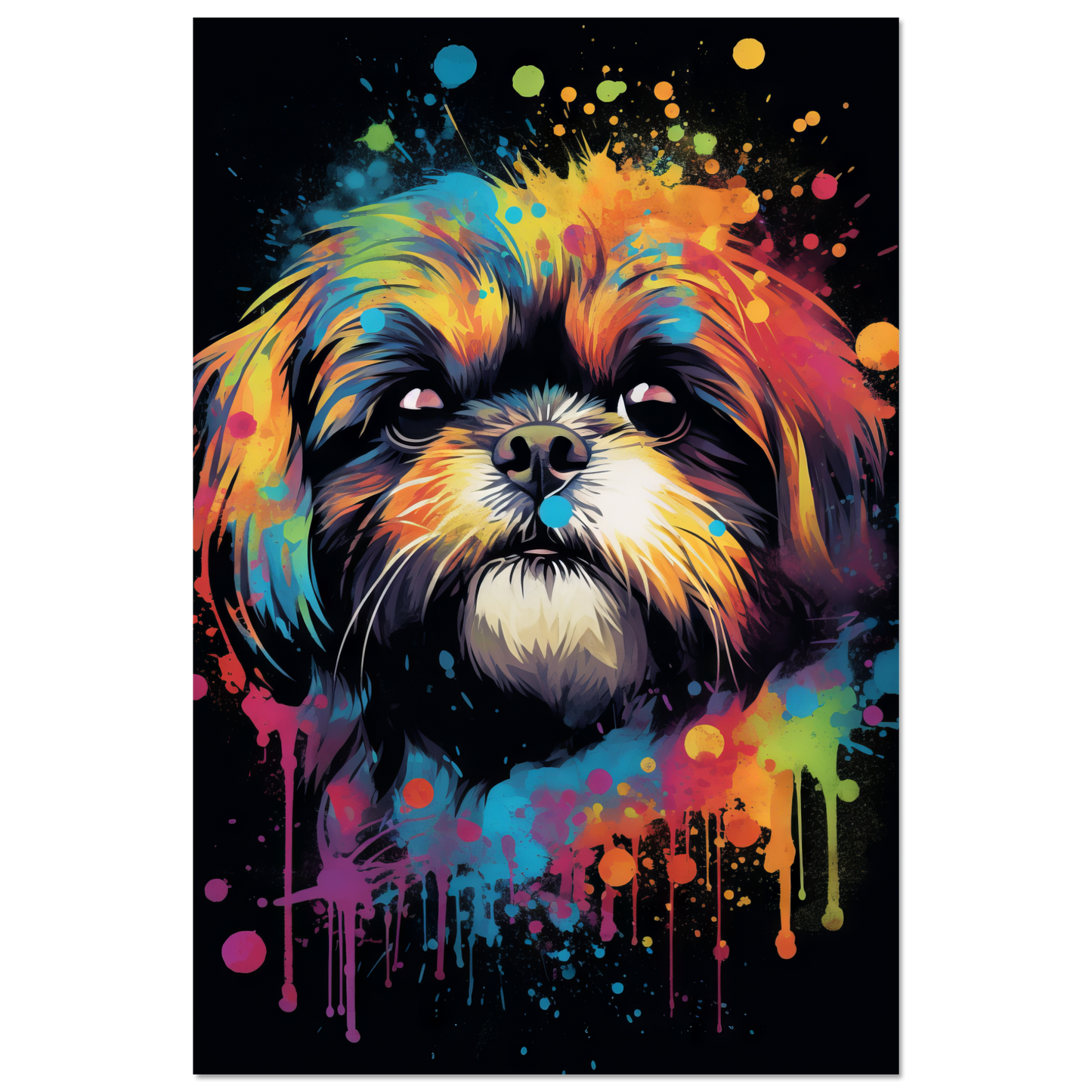 Hund Shih Tzu Pop-Art (DOG20)