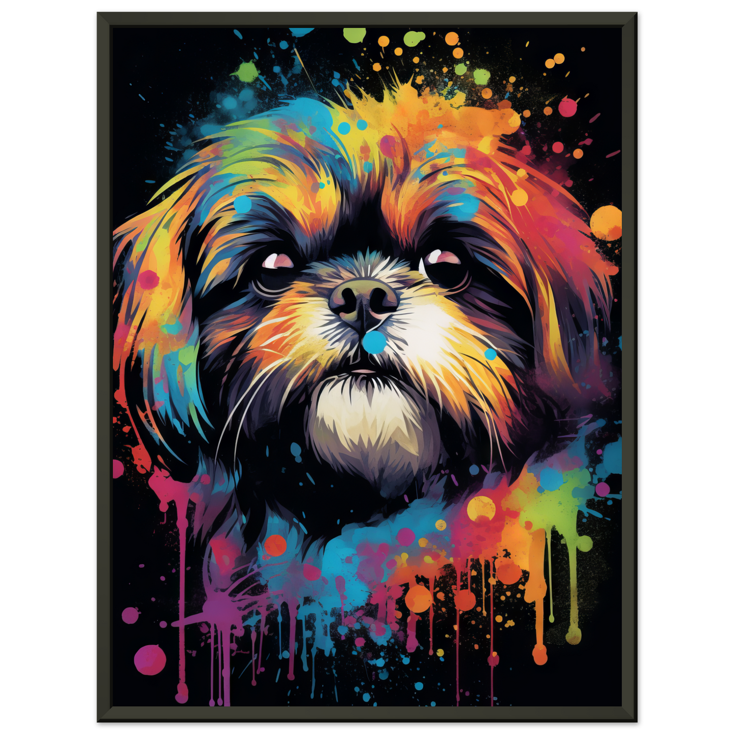 Hund Shih Tzu Pop-Art (DOG20)