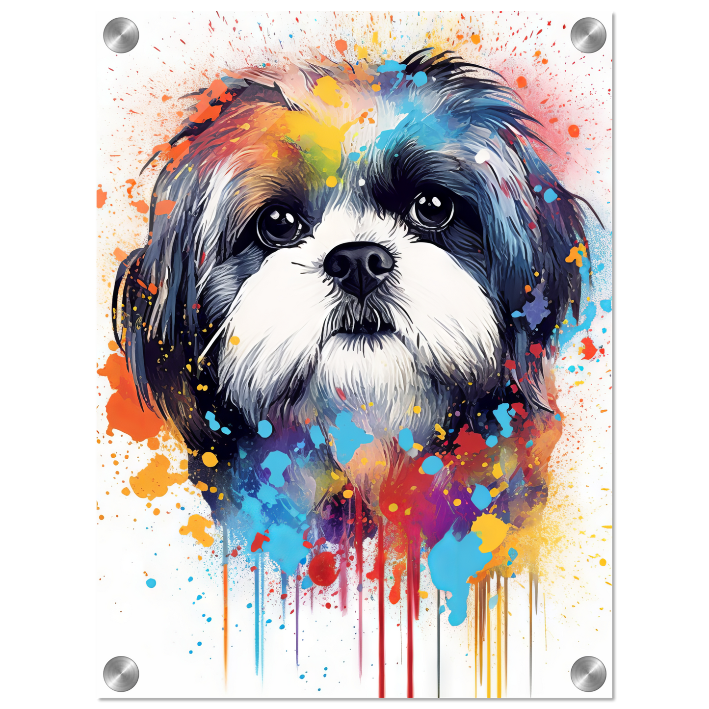 Hund Shih Tzu Pop-Art (DOG21)