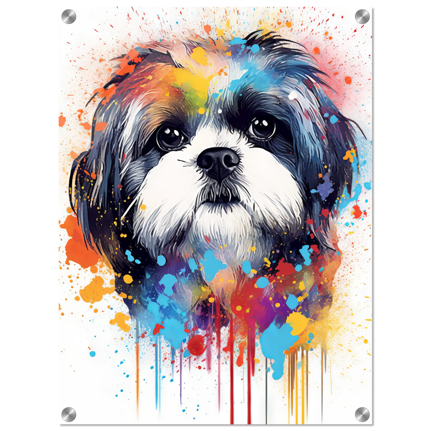 Hund Shih Tzu Pop-Art (DOG21)