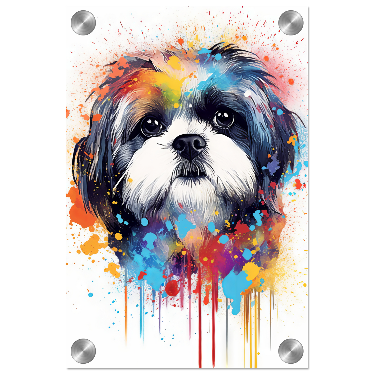 Hund Shih Tzu Pop-Art (DOG21)