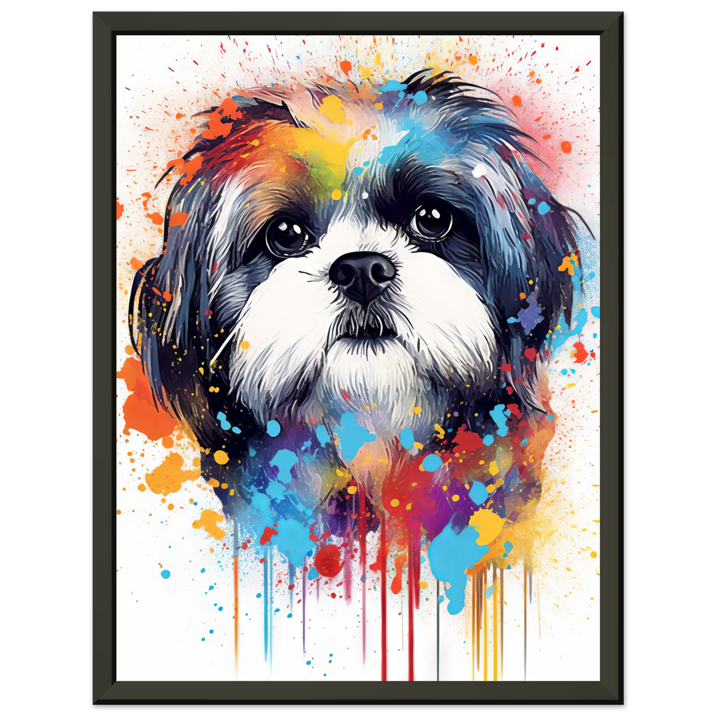 Hund Shih Tzu Pop-Art (DOG21)