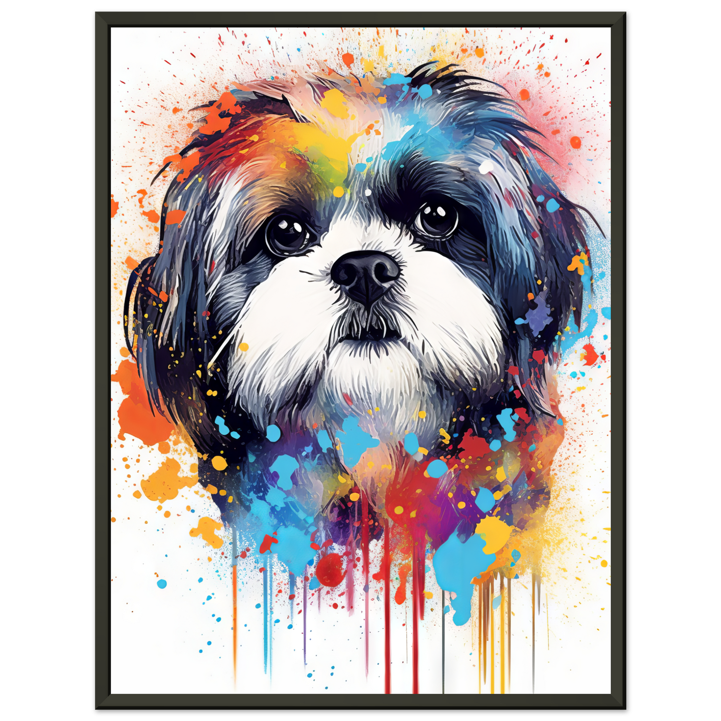 Hund Shih Tzu Pop-Art (DOG21)