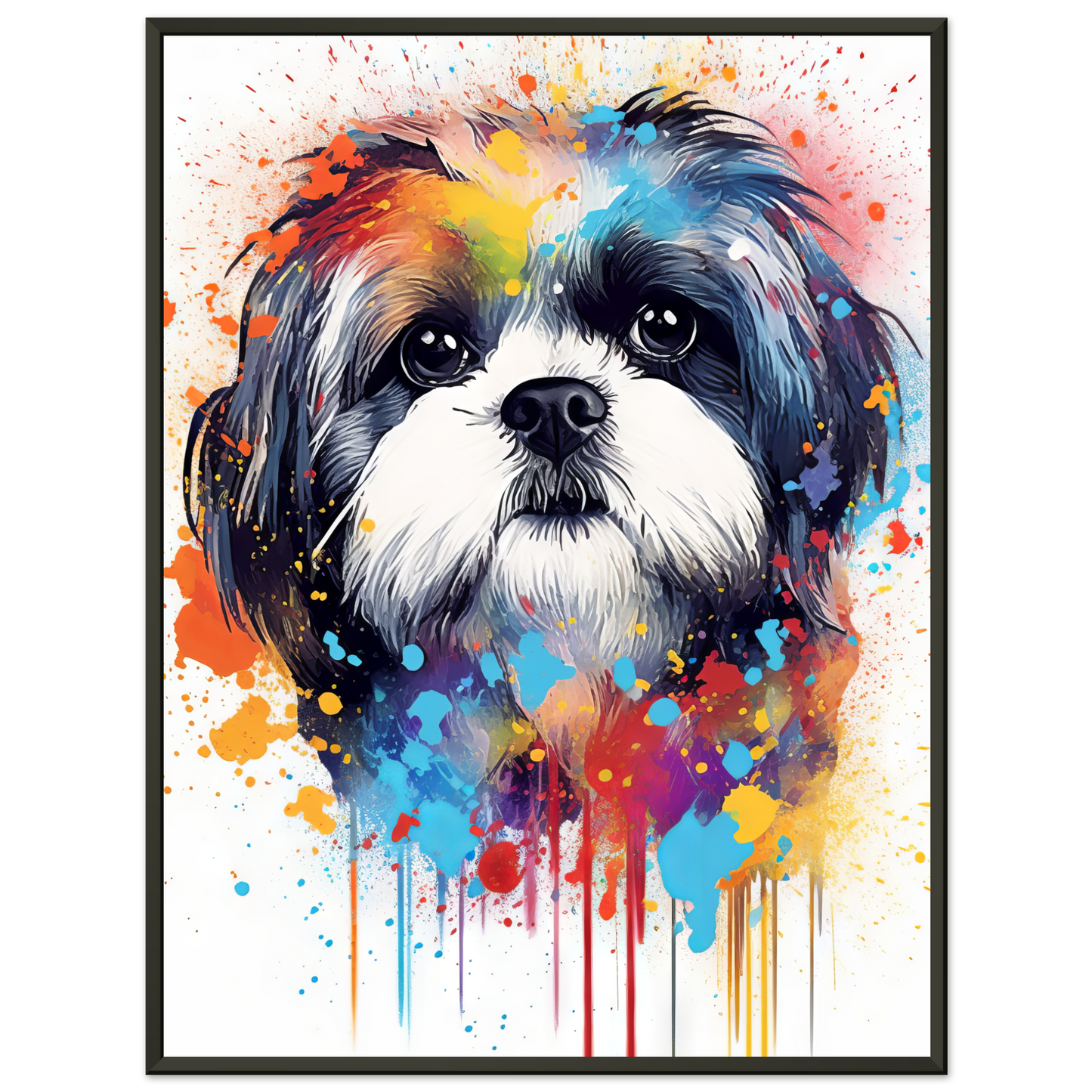 Hund Shih Tzu Pop-Art (DOG21)