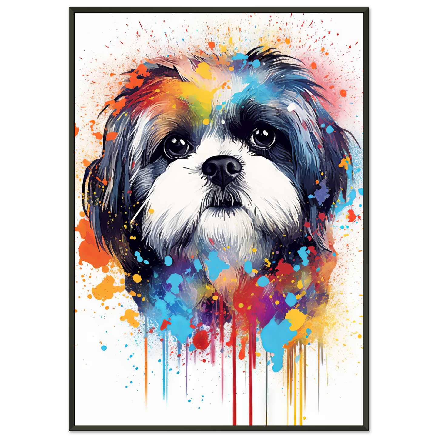 Hund Shih Tzu Pop-Art (DOG21)