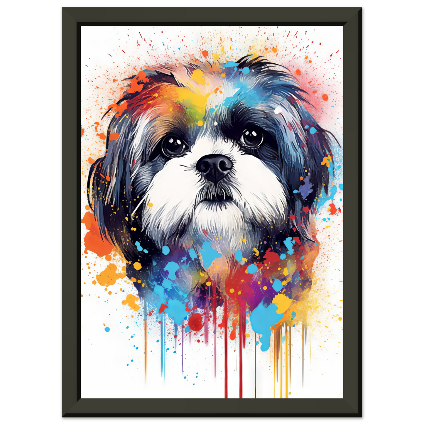 Hund Shih Tzu Pop-Art (DOG21)