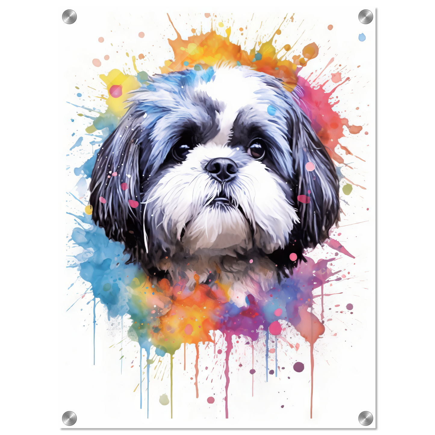 Hund Shih Tzu Pop-Art (DOG22)