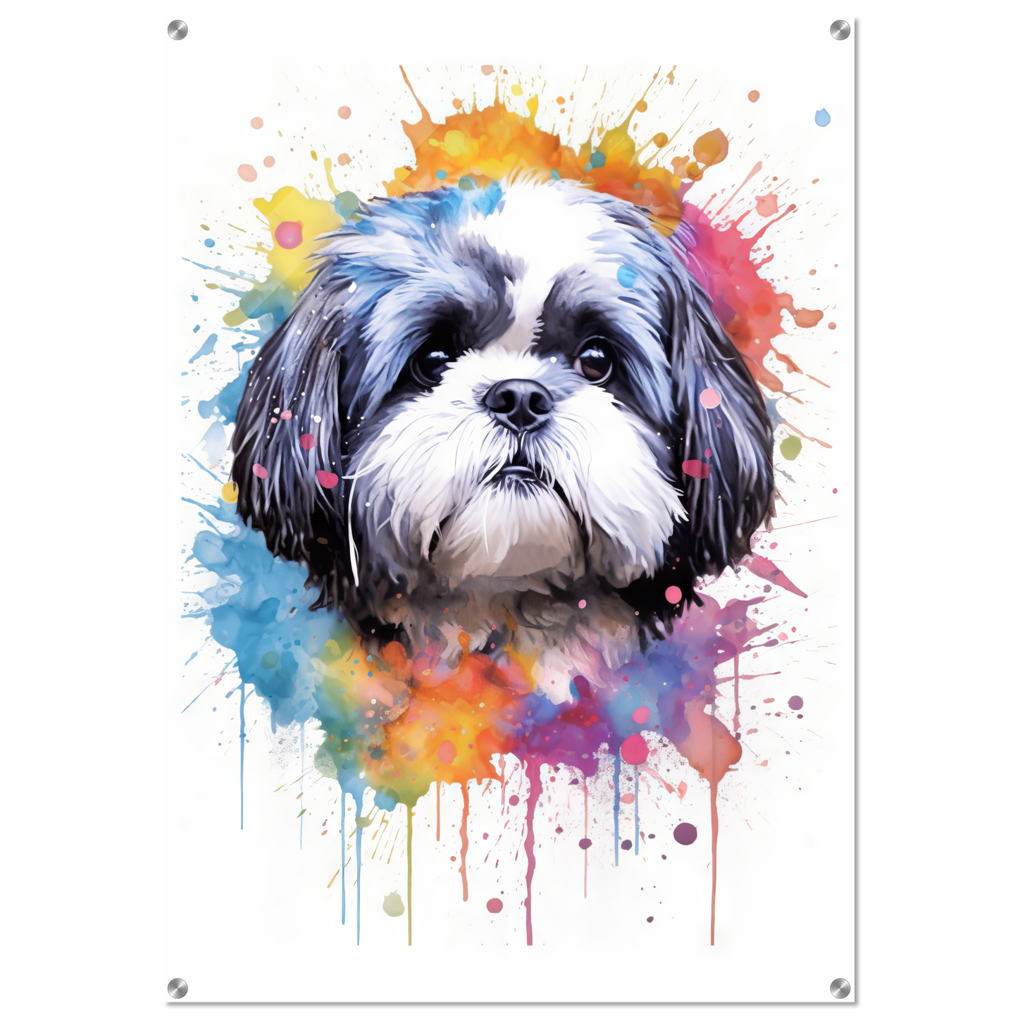 Hund Shih Tzu Pop-Art (DOG22)