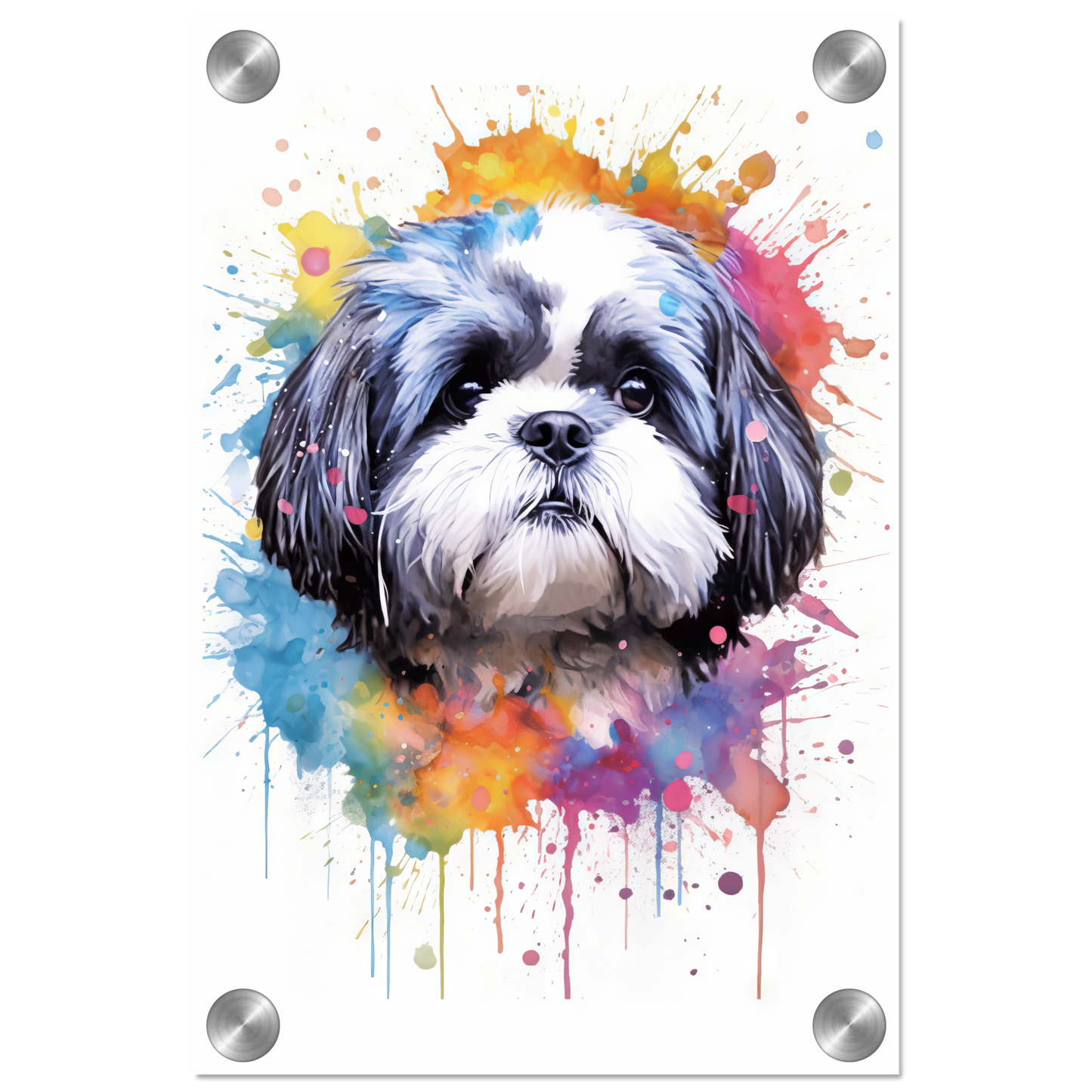 Hund Shih Tzu Pop-Art (DOG22)