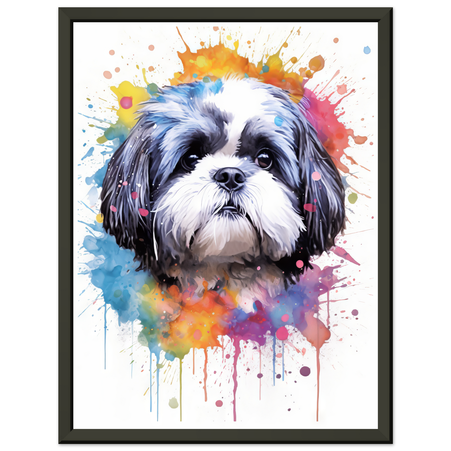 Hund Shih Tzu Pop-Art (DOG22)