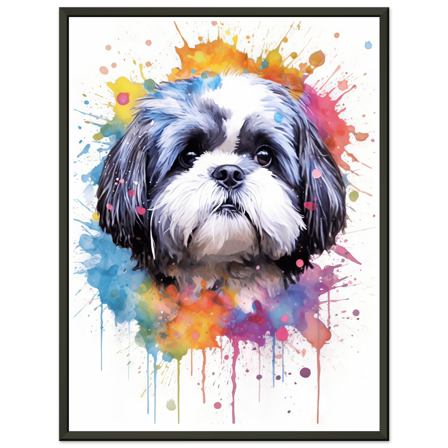 Hund Shih Tzu Pop-Art (DOG22)