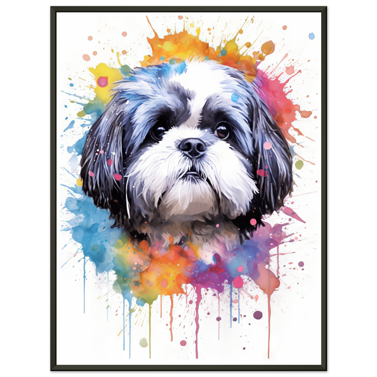 Hund Shih Tzu Pop-Art (DOG22)