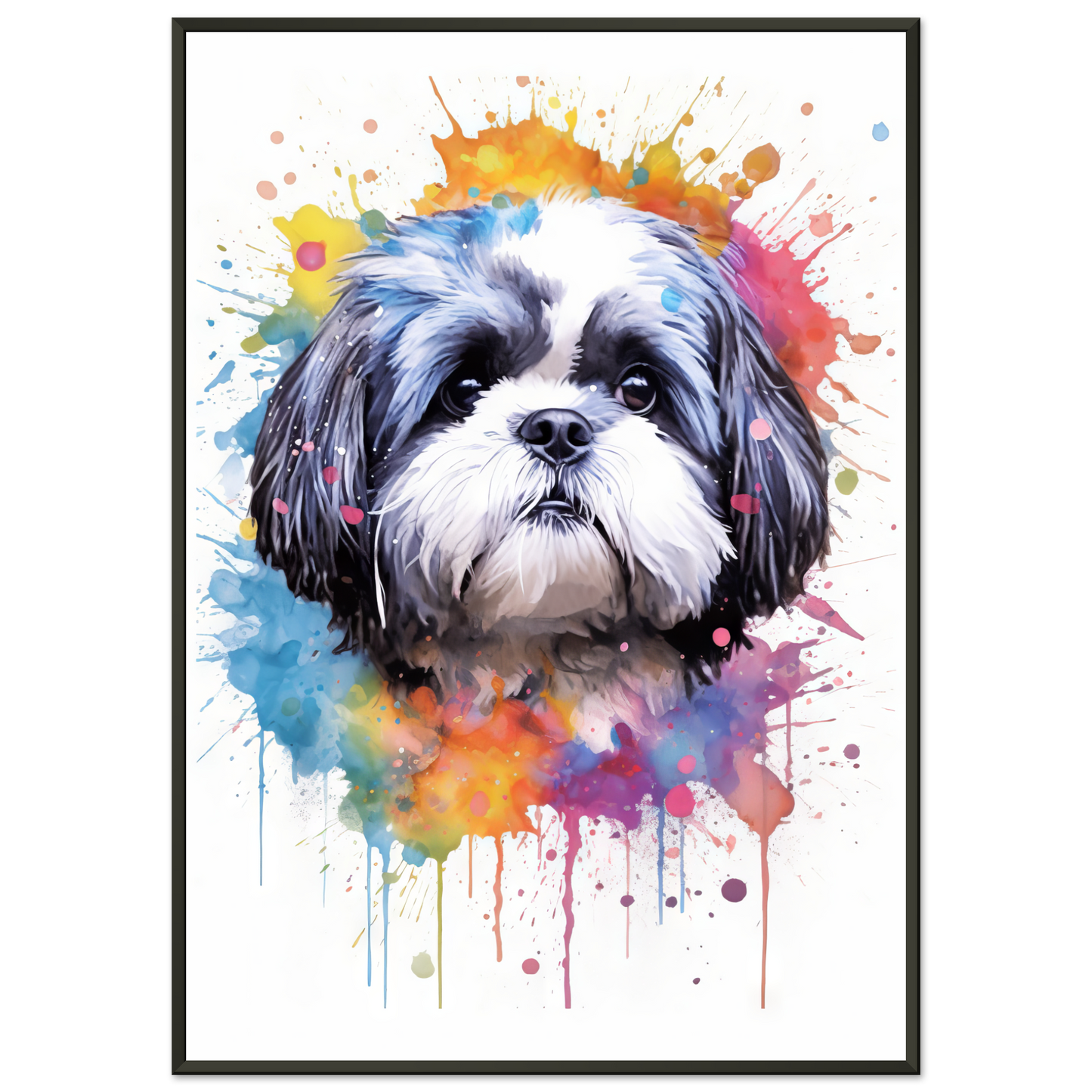 Hund Shih Tzu Pop-Art (DOG22)
