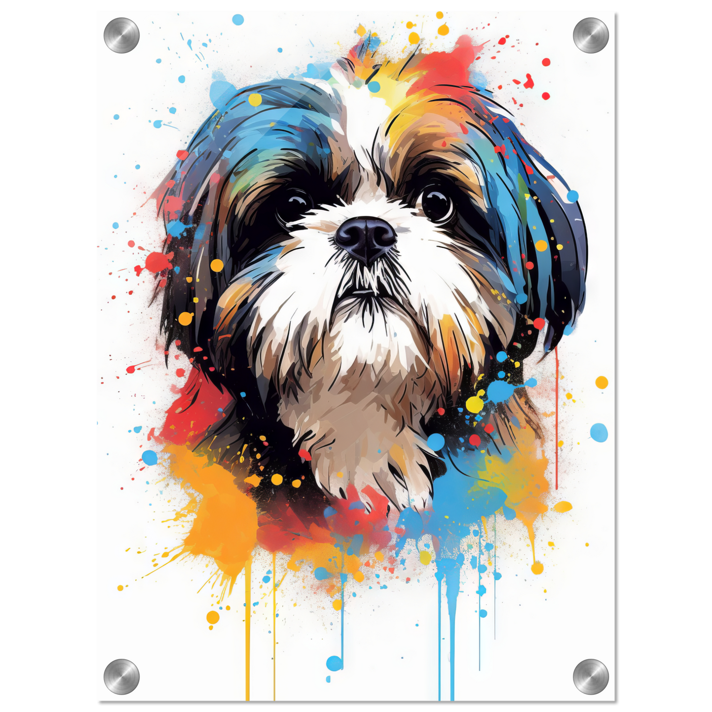 Hund Shih Tzu Pop-Art (DOG23)