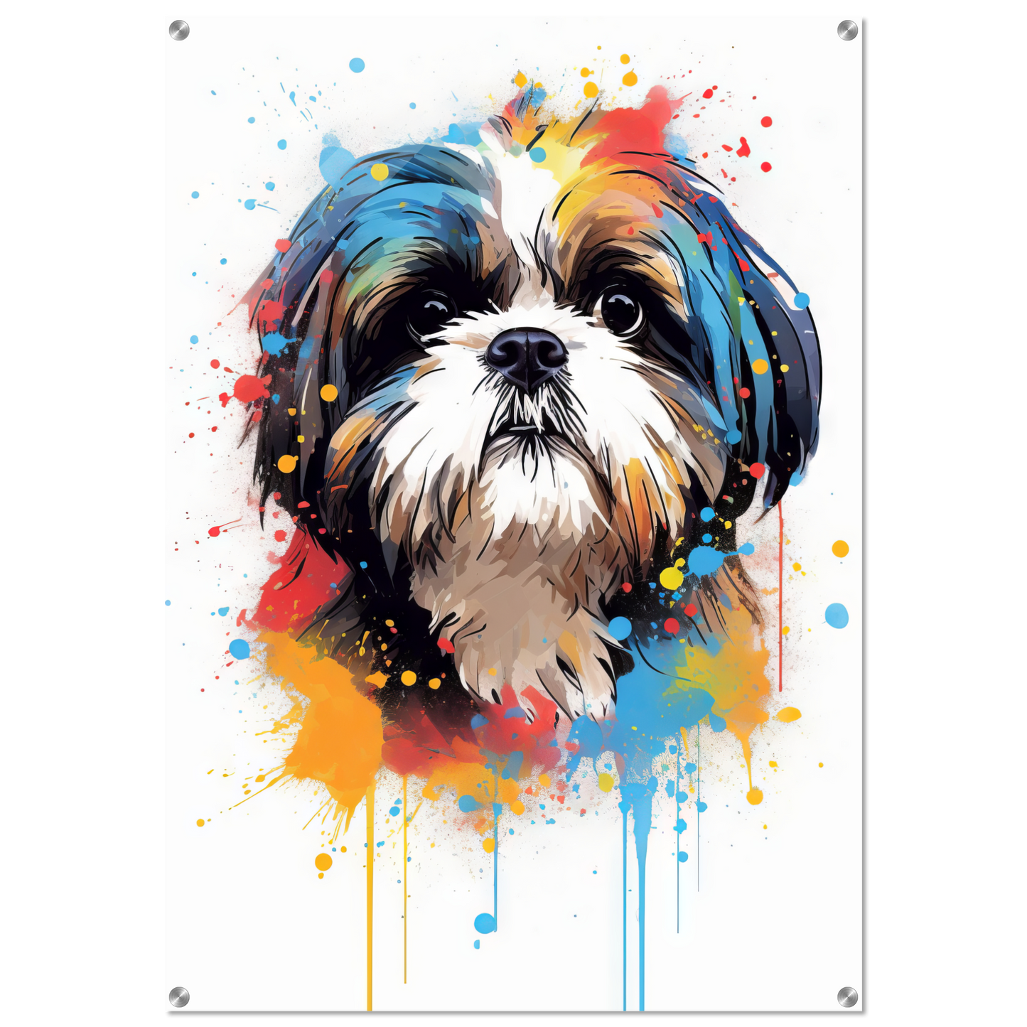 Hund Shih Tzu Pop-Art (DOG23)