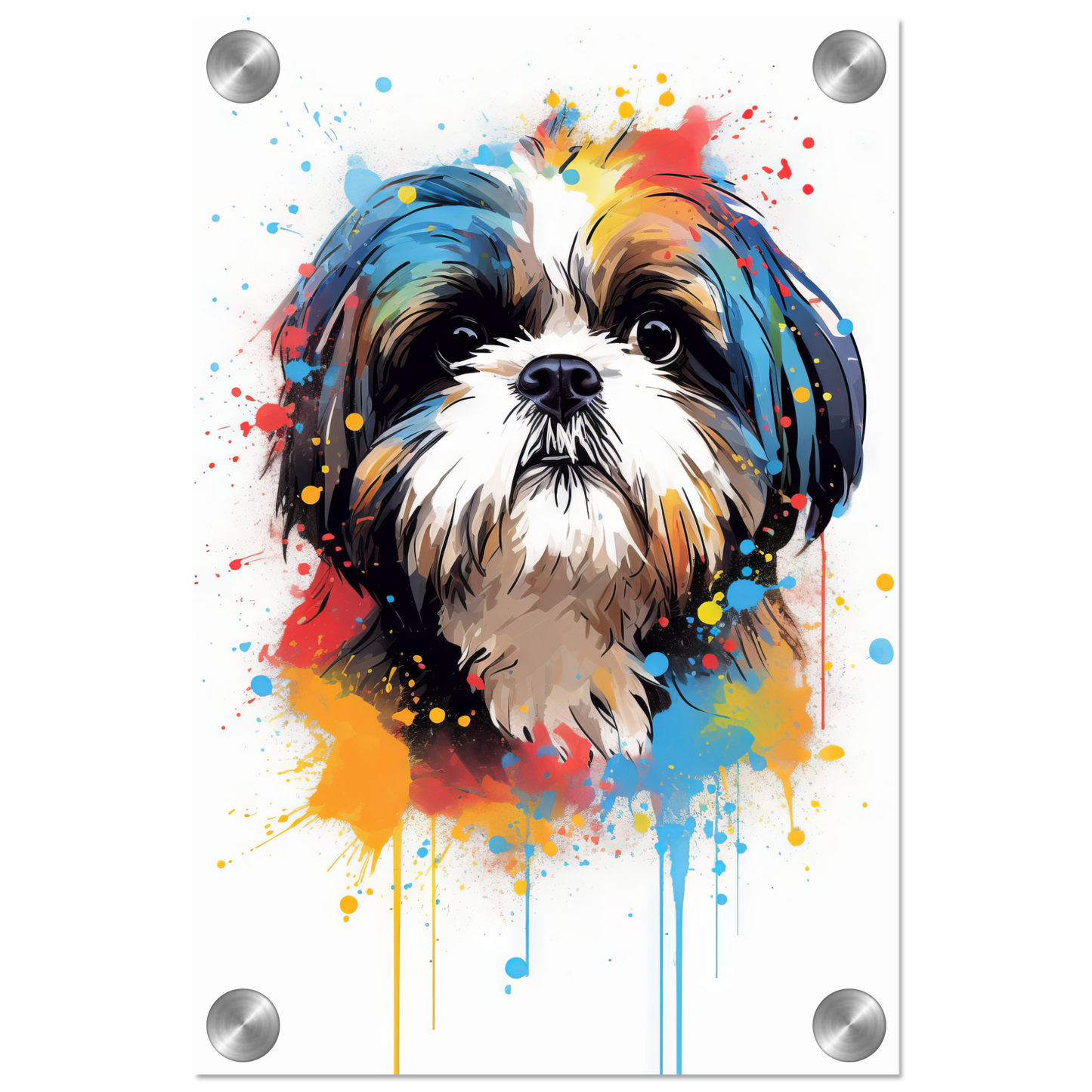 Hund Shih Tzu Pop-Art (DOG23)