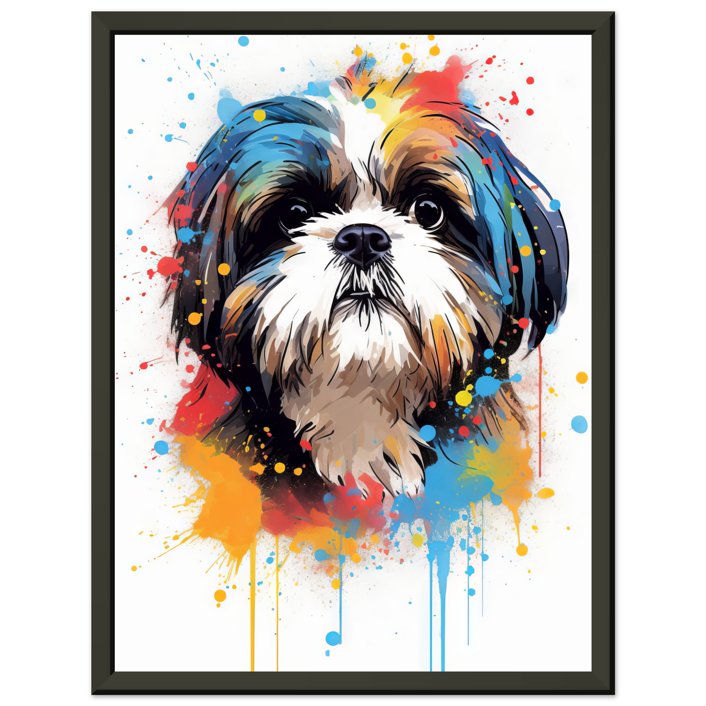 Hund Shih Tzu Pop-Art (DOG23)