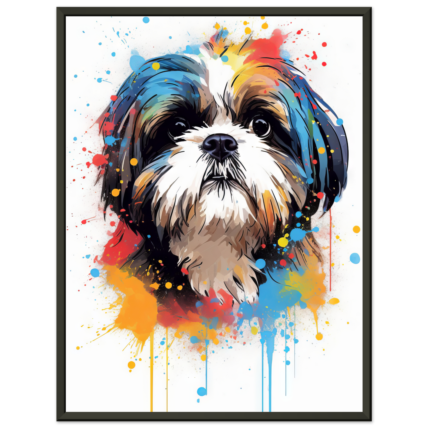 Hund Shih Tzu Pop-Art (DOG23)
