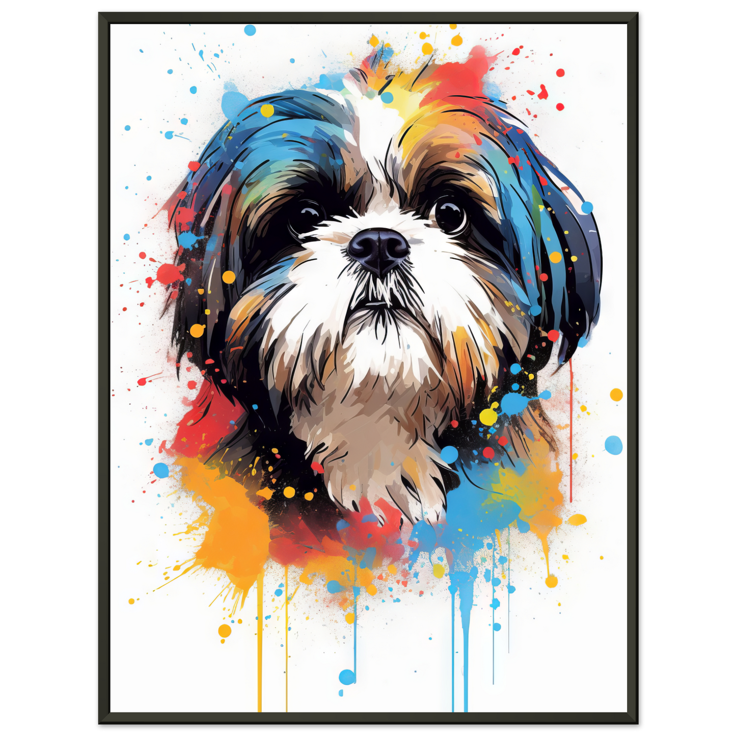 Hund Shih Tzu Pop-Art (DOG23)