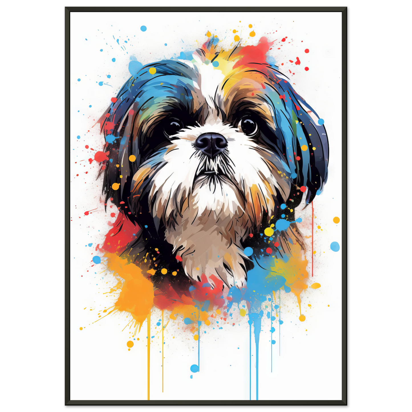 Hund Shih Tzu Pop-Art (DOG23)