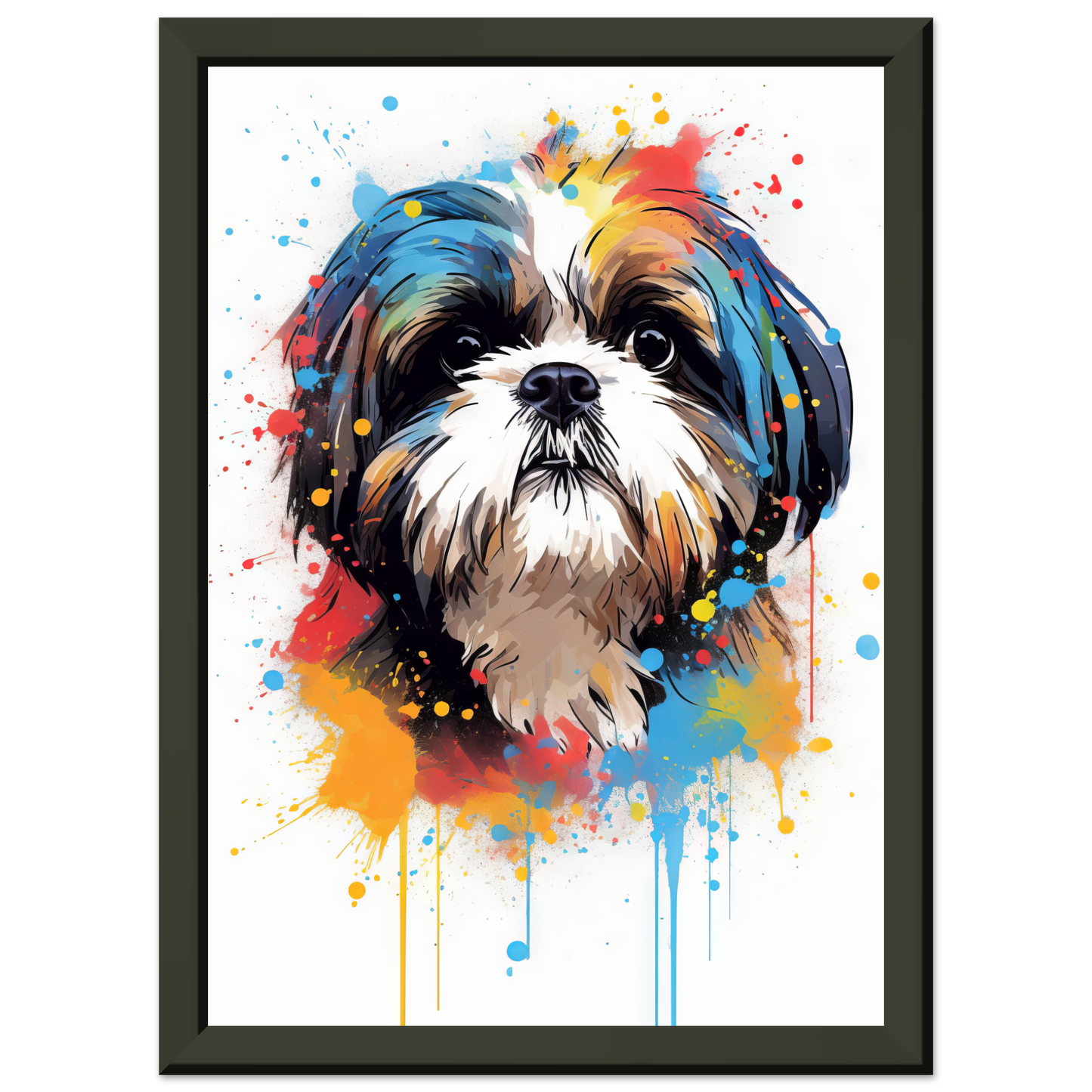 Hund Shih Tzu Pop-Art (DOG23)
