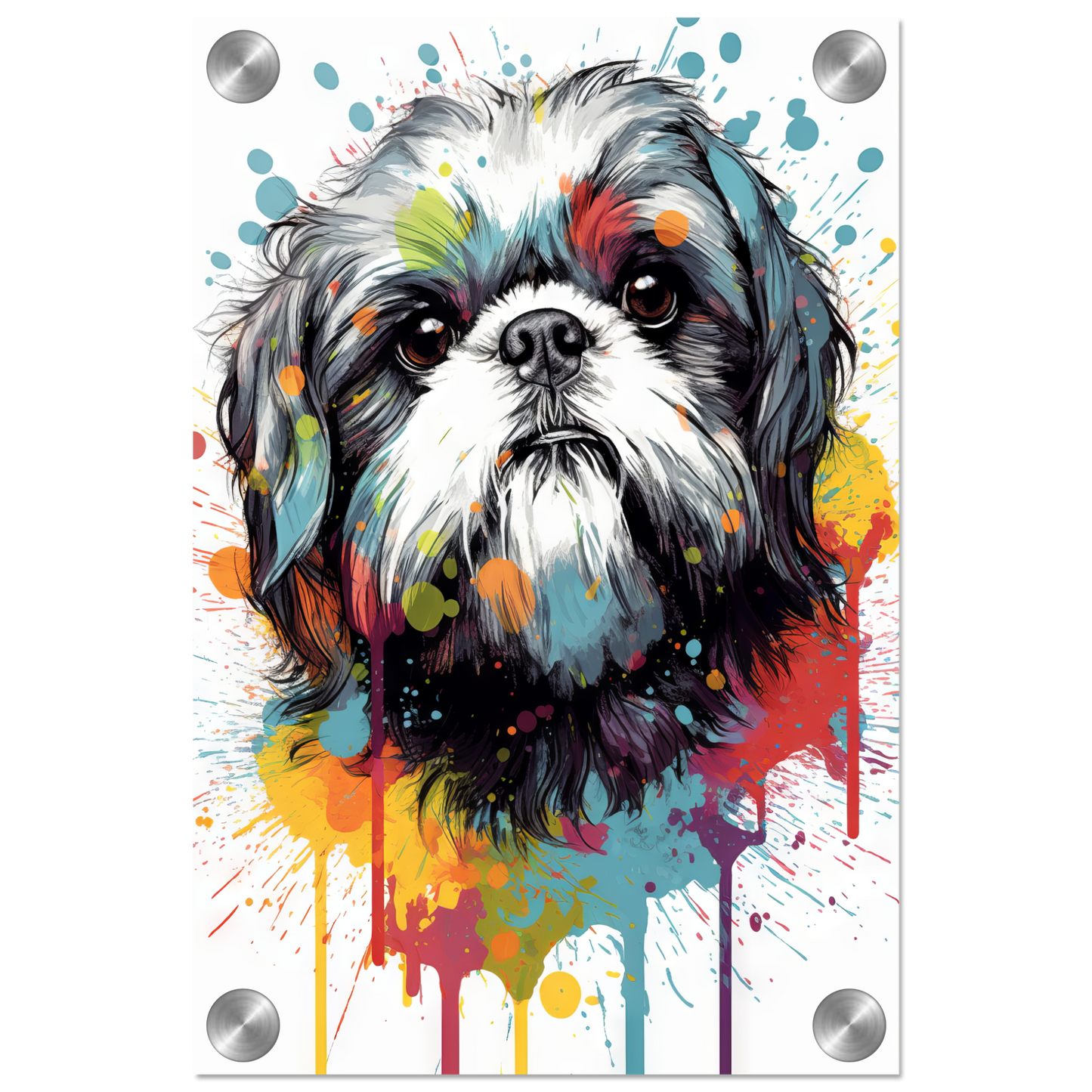 Hund Shih Tzu Pop-Art (DOG24)