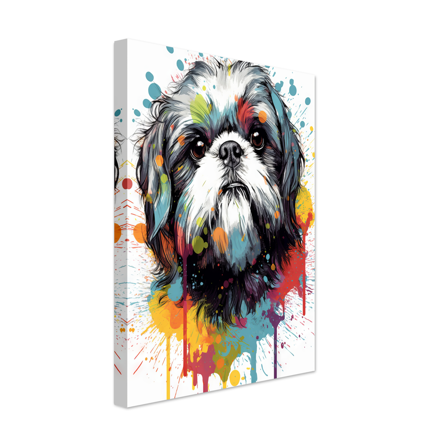 Hund Shih Tzu Pop-Art (DOG24)