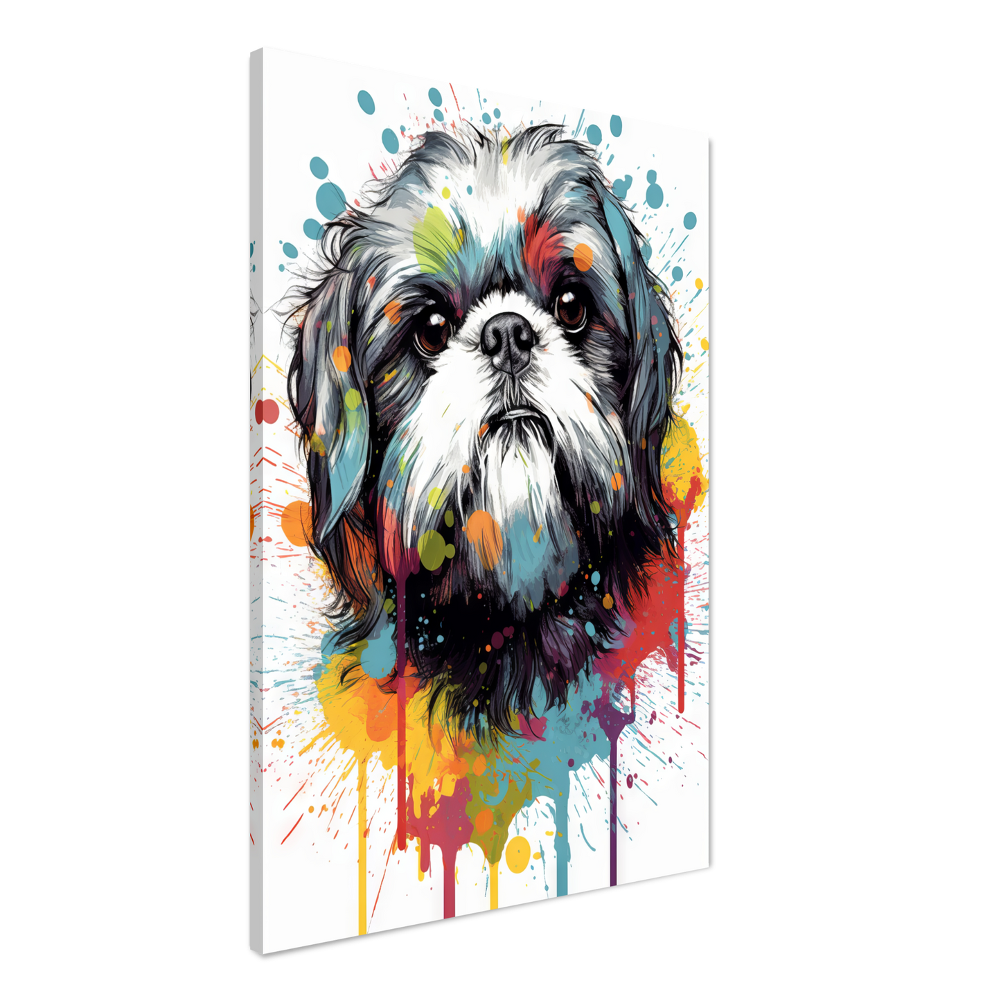 Hund Shih Tzu Pop-Art (DOG24)
