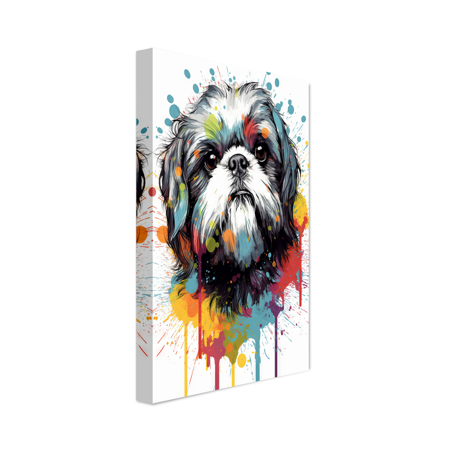 Hund Shih Tzu Pop-Art (DOG24)