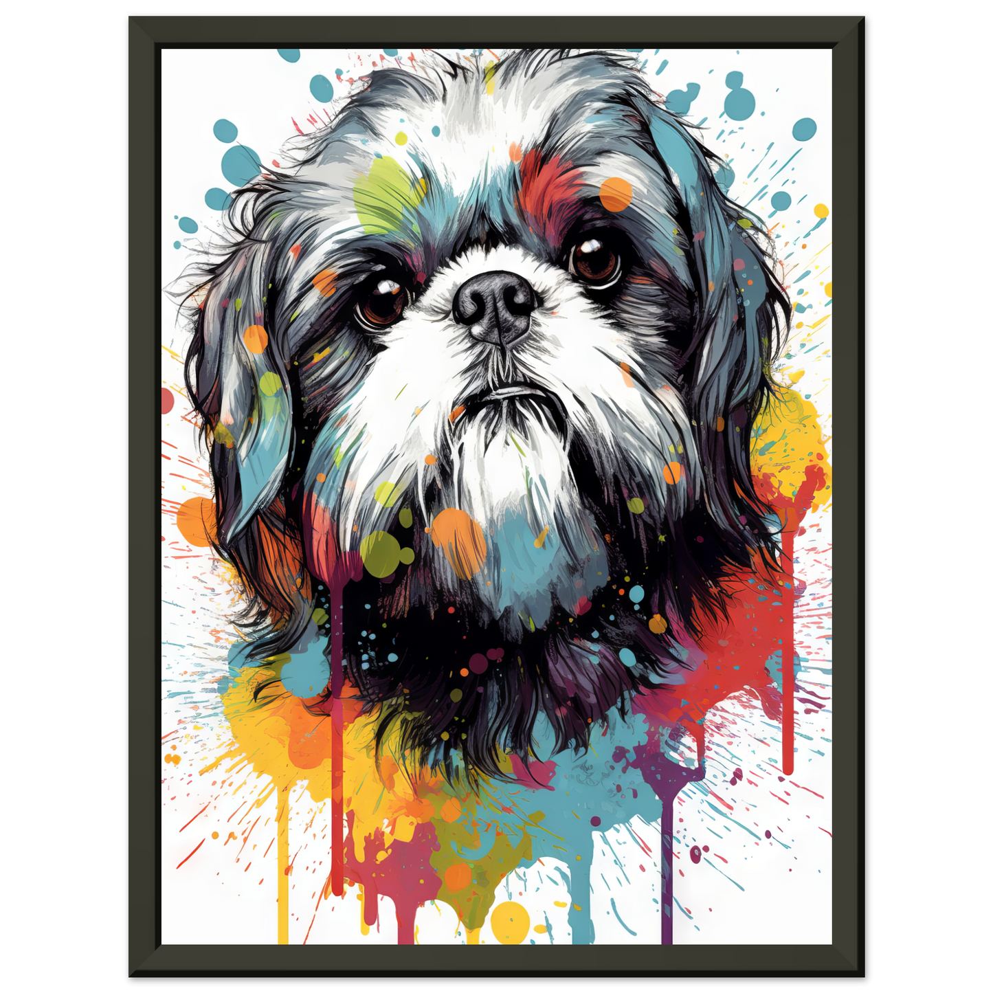 Hund Shih Tzu Pop-Art (DOG24)