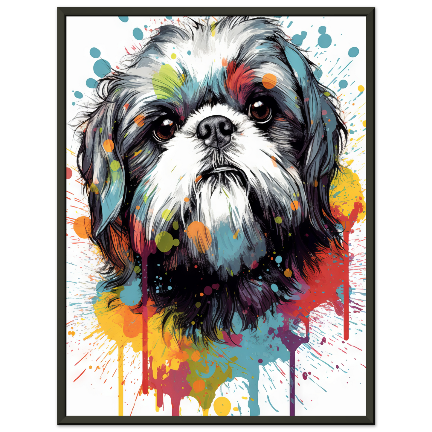 Hund Shih Tzu Pop-Art (DOG24)